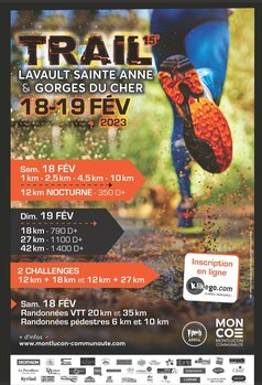 Vidéo de la 15ème édition du Trail de Lavault Sainte Anne et des Gorges du Cher